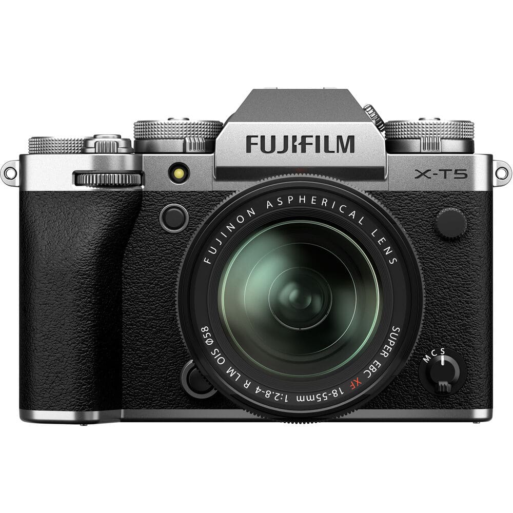 FUJIFILM X-T5 Mirrorless Camera with 18-55mm Lens (Silver