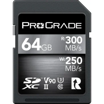 ProGrade Digital SDXC UHS-II V90 Memory Card 64GB