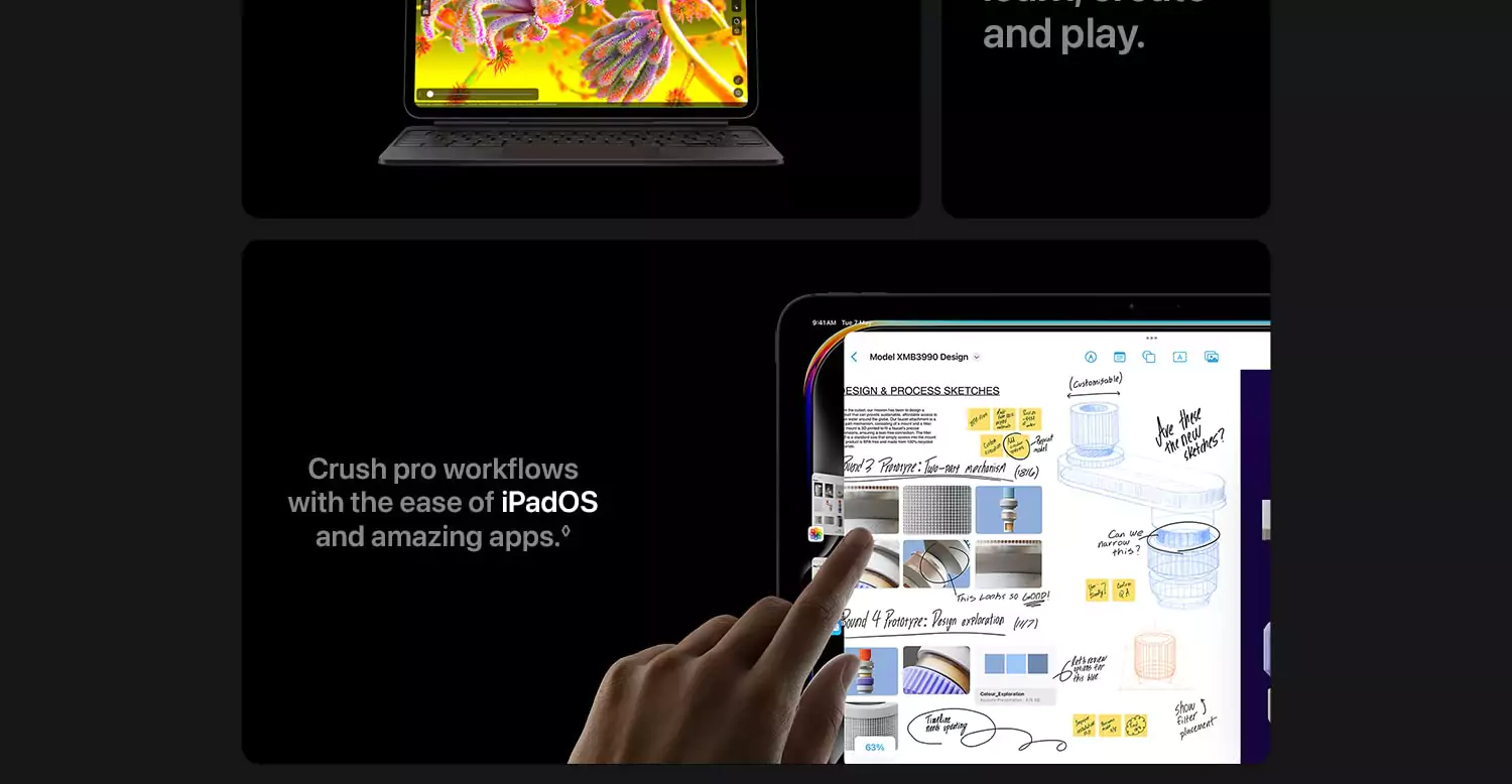 【なか】13 iPad Pro M4 Wi-Fi + Cellular Apple iPad Pro 13″ (M4): Ultra Retina XDR Display, 256GB
