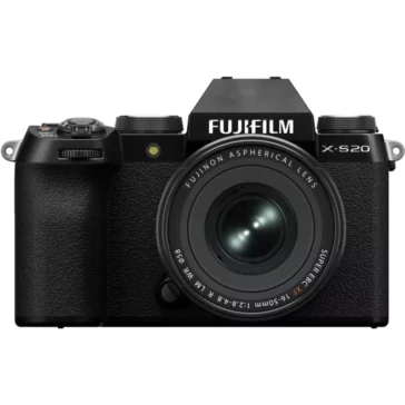 Fujifilm X-S20 Mirrorless Camera with XF 16-50mm F2.8-4.8 R LM WR Lens, Black