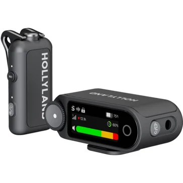 Hollyland LARK MAX 2 Solo Wireless Microphone System for Cameras (Space Gray, 2.4 GHz)