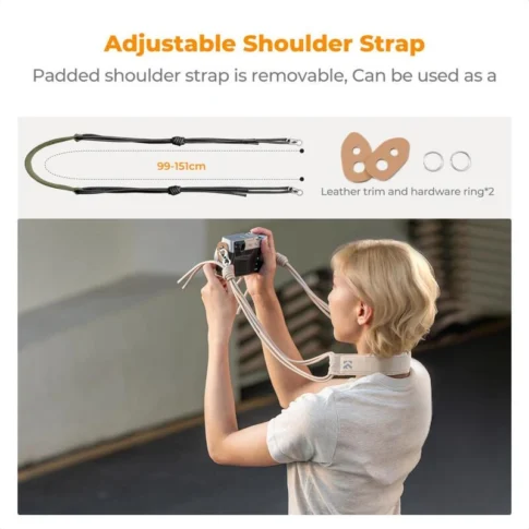 K&F CONCEPT Sling Bag 5L Urban Wander 11 (Green) (5) K&F CONCEPT Sling Bag 5L Urban Wander 11 (Green) (5)