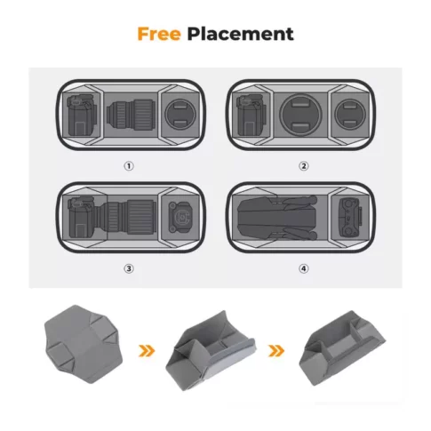 K&F Concept Alpha Camera Sling Bag 10L Photography Shoulder Bag, Compatible with Canon Nikon Sony Camears DJI Mavic Drones - Sling Bag10L Urban Wander 01 (Grey) (6) K&F Concept Alpha Camera Sling Bag 10L Photography Shoulder Bag, Compatible with Canon Nikon Sony Camears DJI Mavic Drones - Sling Bag10L Urban Wander 01 (Grey) (6)