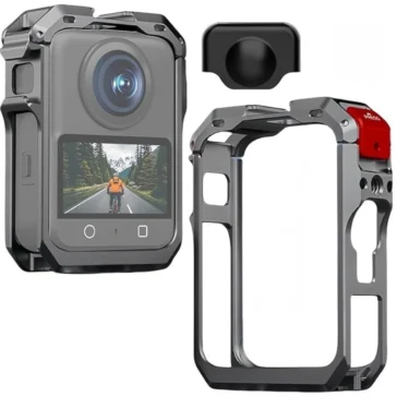 DJI Osmo 360 Aluminum Camera Cage, Metal Case with Multiple Expansion Mount DJI Osmo 360 Aluminum Camera Cage, Metal Case with Multiple Expansion Mount