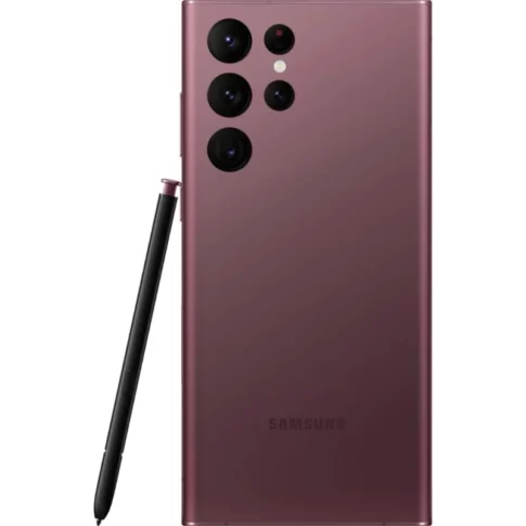 Samsung Galaxy S22 Ultra 5G 128GB (Unlocked) - Burgundy (5) Samsung Galaxy S22 Ultra 5G 128GB (Unlocked) - Burgundy (5)
