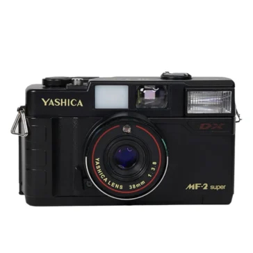 Yashica MF-2 Super DX 35mm Film Camera, Black