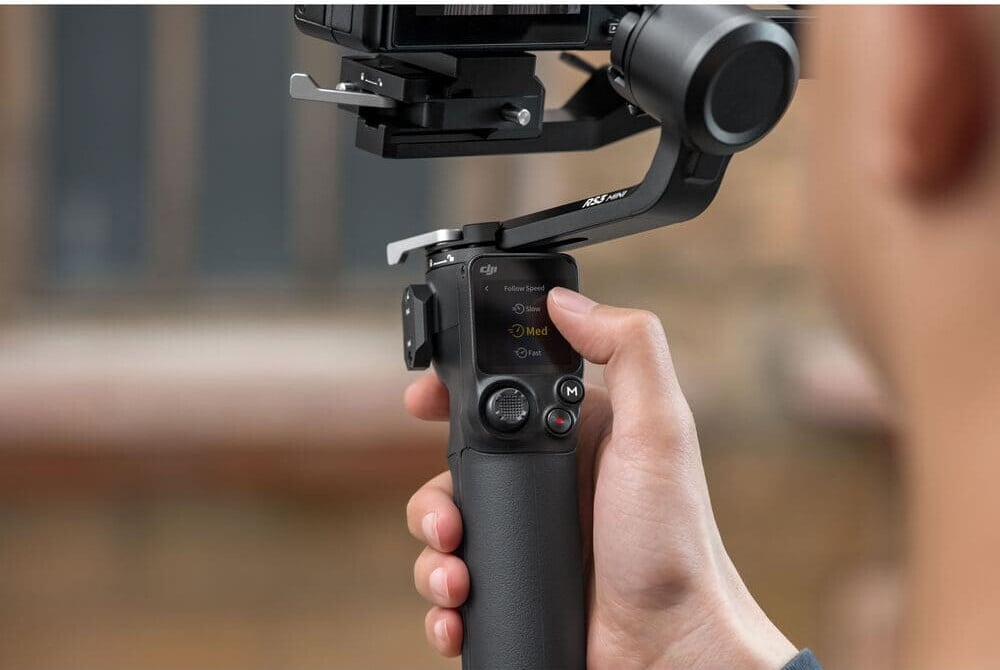 DJI RS Mini Gimbal Stabilizer for Mirrorless Cameras 2kg Payload,  Imported Months Warranty