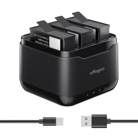 AMAGISN For DJI Osmo Action 5 ProOsmo 360 Battery Charging Hub (2) AMAGISN For DJI Osmo Action 5 ProOsmo 360 Battery Charging Hub (2)
