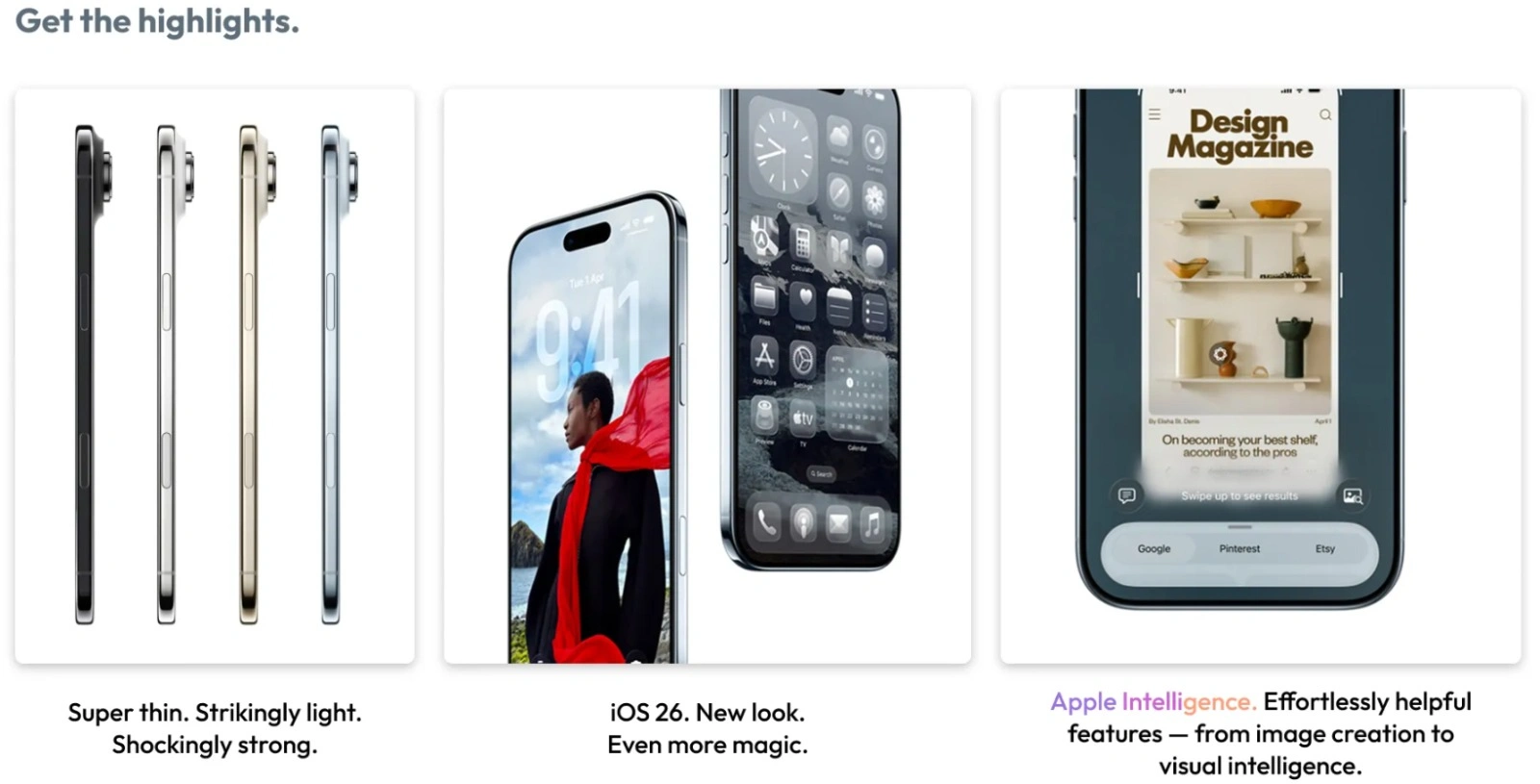 Apple iPhone Air (1TB, Sky Blue) – Design Info