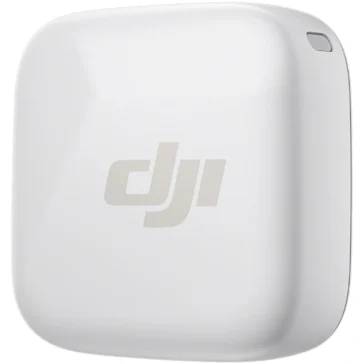 DJI Mic Mini Clip-On Transmitter with Built-In Microphone (2.4 GHz, Arctic White)
