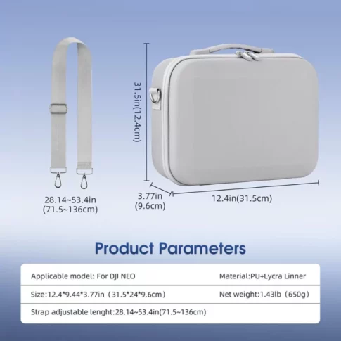 DJI Neo Portable Storage Bag Carrying Case (Fits Fly More Combo) (7) DJI Neo Portable Storage Bag Carrying Case (Fits Fly More Combo) (7)