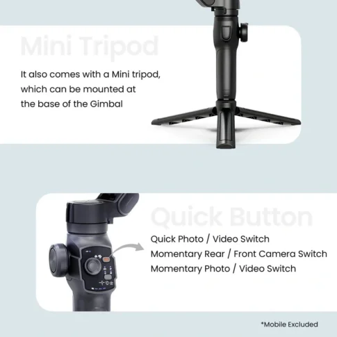 Digitek (DSG-009F) AI 3 Axis Wide Angle Smartphone Gimbal (10) Digitek (DSG-009F) AI 3 Axis Wide Angle Smartphone Gimbal (10)