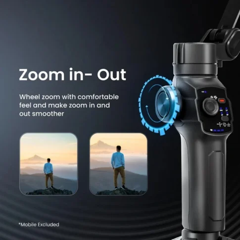 Digitek (DSG-009F) AI 3 Axis Wide Angle Smartphone Gimbal (6) Digitek (DSG-009F) AI 3 Axis Wide Angle Smartphone Gimbal (6)