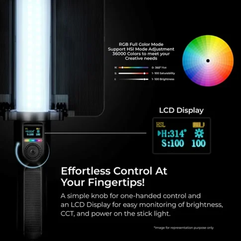 Digitek (DSL 600 RGB) 35W Bi-Color + 30W RGB LED Video Stick Light with Barndoors (6) Digitek (DSL 600 RGB) 35W Bi-Color + 30W RGB LED Video Stick Light with Barndoors (6)