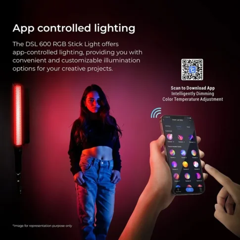 Digitek (DSL 600 RGB) 35W Bi-Color + 30W RGB LED Video Stick Light with Barndoors (8) Digitek (DSL 600 RGB) 35W Bi-Color + 30W RGB LED Video Stick Light with Barndoors (8)