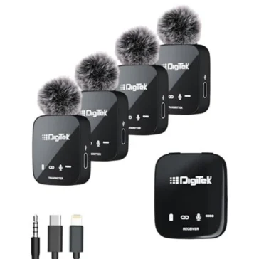 Digitek® (DWM-111) 4 Channel Wireless Microphone System