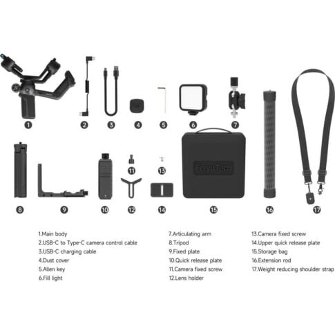 Feiyu SCORP 3 3-Axis Gimbal Stabilizer Kit (5) Feiyu SCORP 3 3-Axis Gimbal Stabilizer Kit (5)