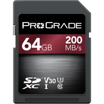 ProGrade Digital 64GB V30 Strontium UHS-I SDXC Memory Card