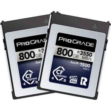ProGrade Digital 800GB CFexpress 4.0 Type B Iridium Memory Card (2-Pack)
