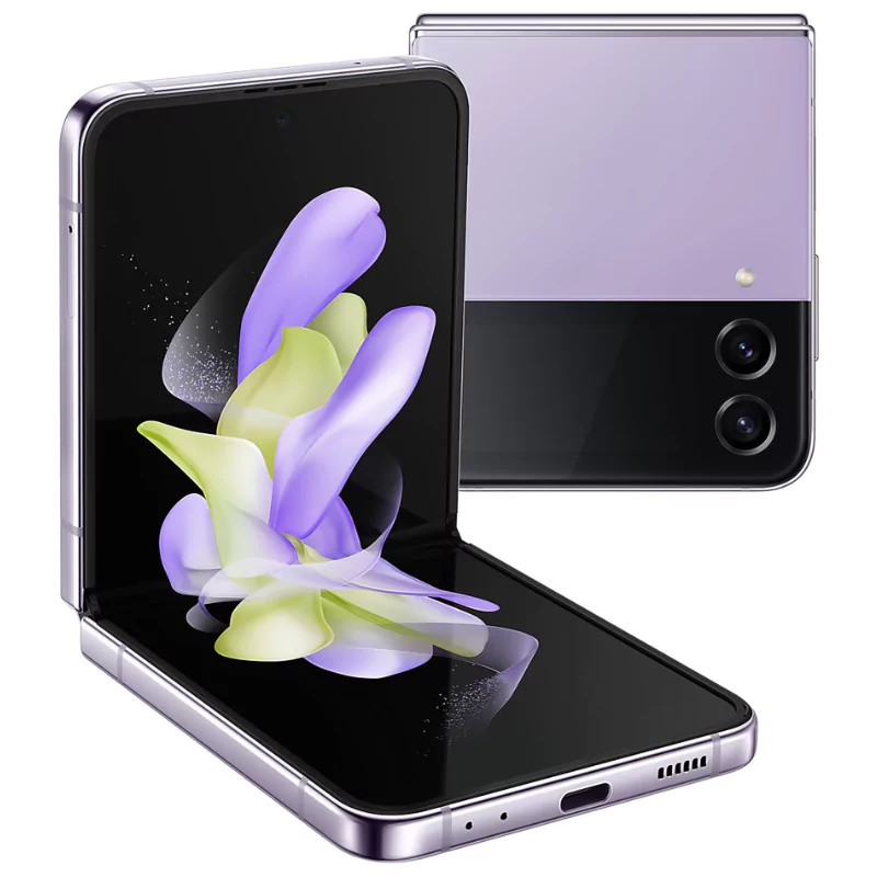 SAMSUNG Galaxy Z Flip4 5G (8GB RAM, 256GB, Bora Purple) – Imported