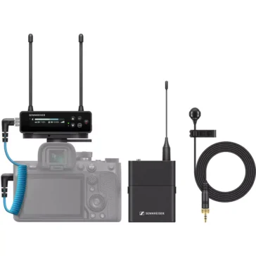 Sennheiser EW-DP ME 4 SET Camera-Mount Digital Wireless Cardioid Lavalier Mic System (Q1-6: 470 to 526 MHz) Sennheiser EW-DP ME 4 SET Camera-Mount Digital Wireless Cardioid Lavalier Mic System (Q1-6: 470 to 526 MHz)