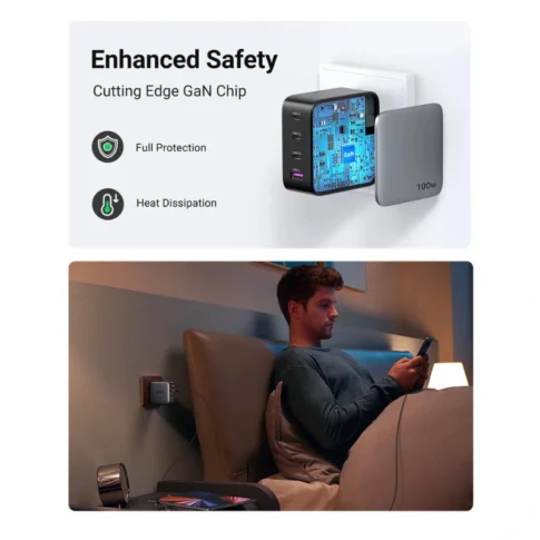 UGREEN Nexode 100W USB C GaN Charger-4 Ports Wall Charger (1) UGREEN Nexode 100W USB C GaN Charger-4 Ports Wall Charger (1)