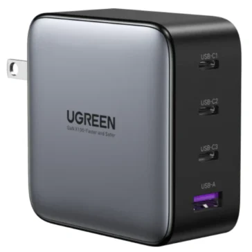 UGREEN Nexode 100W USB C GaN Charger-4 Ports Wall Charger (Phone, Laptop and Drone)