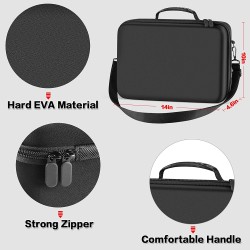 Hard Carrying Case for Meta/ for Oculus Quest 2 All-in-One VR Gaming Headset and Touch Controllers