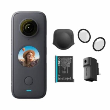Insta360 ONE X2 Battery Kit (1 Additional Battery + Lens Guard + Lens Cap + Mic Adapter)