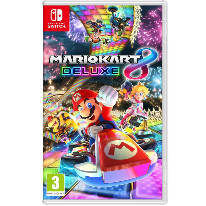 Nintendo Mario Kart Deluxe Switch Game – Design Info
