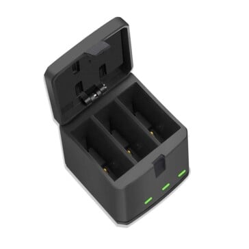 Gopro Charger for Hero 12 /11 / 10 / 9 – 3 Channel Super FAST, Battery Charger with USB Cable & Type C Interface Gopro Charger for Hero 12 /11 / 10 / 9 - 3 Channel Super FAST, Battery Charger with USB Cable & Type C Interface