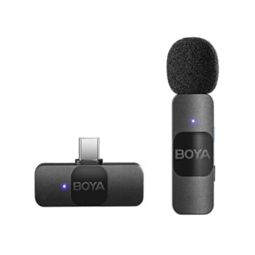 BOYA BY-V10 Wireless Lavalier Microphone For Android USB-C Smartphone