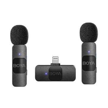 BOYA BY-V2 Wireless Lavalier Microphone for iPhone