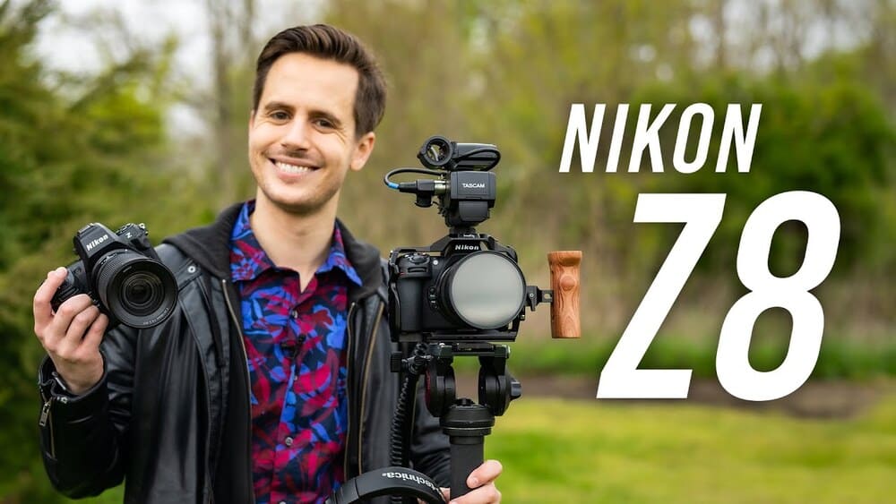 Nikon Z8 Mirrorless Camera with 24-120mm f/4 Lens – Design Info