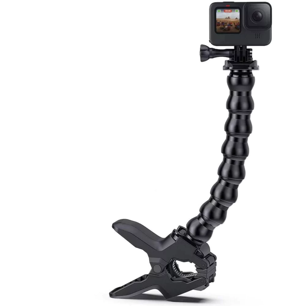 Flexible Clamp Mount for Go Pro Hero, SJCAM, Yi and Other Action