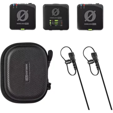 RODE Wireless PRO 2-Person Clip-On Wireless Microphone System / Recorder with Lavaliers (2.4 GHz)