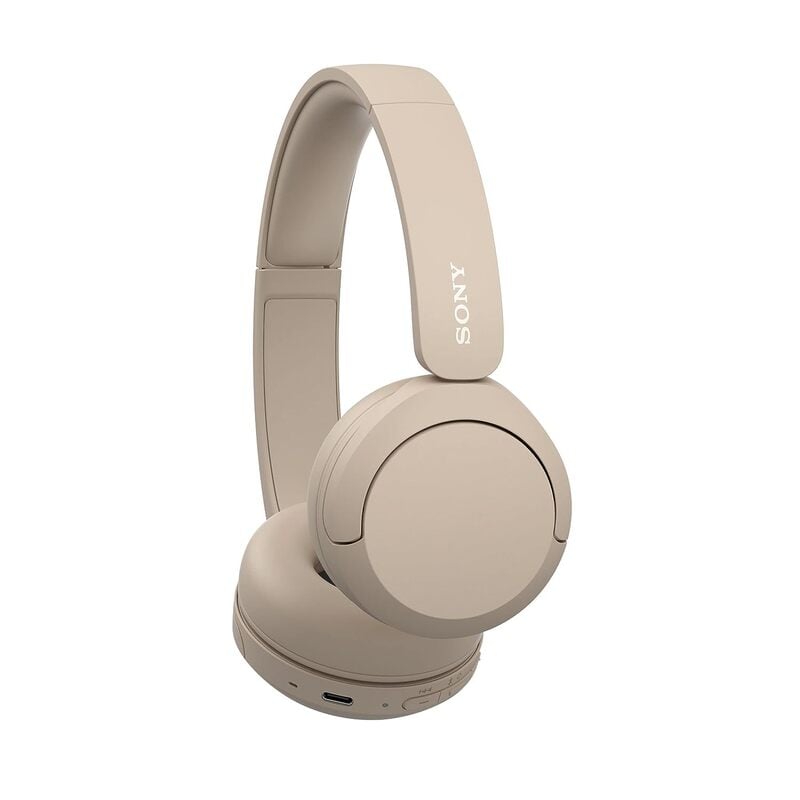 Sony WH-CH520 Wireless On-Ear Headphones with Microphone (Beige