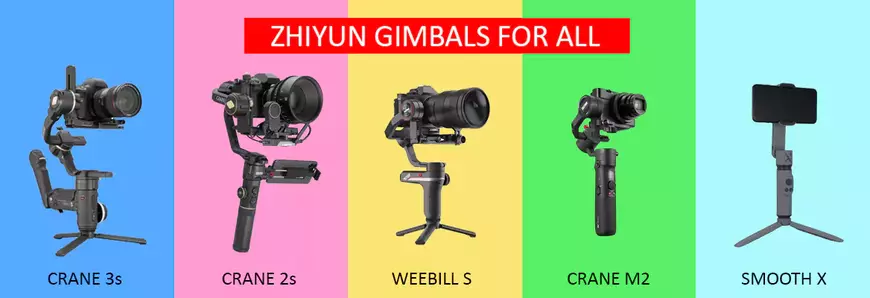Zhiyun-Tech CRANE M2 3-Axis Handheld Gimbal Stabilizer