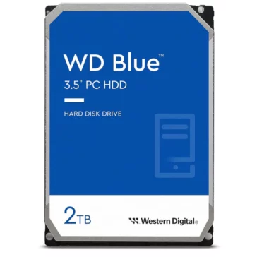 Western Digital Blue 3.5 inch 2TB SATA Internal Hard Disk Drive with 5400RPM