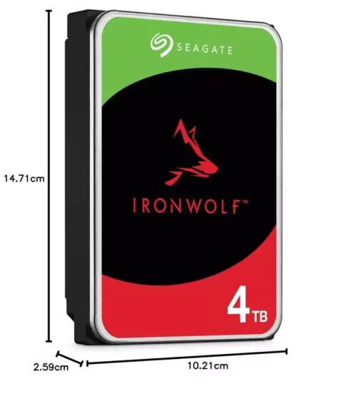 Seagate IronWolf 4TB HDD, 3.5-inch 5400RPM NAS Internal Hard Disk (2) Seagate IronWolf 4TB HDD, 3.5-inch 5400RPM NAS Internal Hard Disk (2)