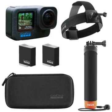 GoPro Hero12 Bundle Pack, Holiday Special, 2 Years Warranty, GST Billing (Extra Enduro Battery, Handler & Headstrap)