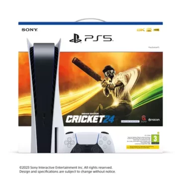 Sony PS5 PlayStation 5 Disc Cricket 24 Bundle, Official Sony India Warranty, GST Billing