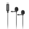 Boya BY-M3D - Digital Dual Lavalier Microphones, Black (4)