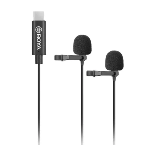 Boya BY-M3D - Digital Dual Lavalier Microphones, Black (4) Boya BY-M3D - Digital Dual Lavalier Microphones, Black (4)