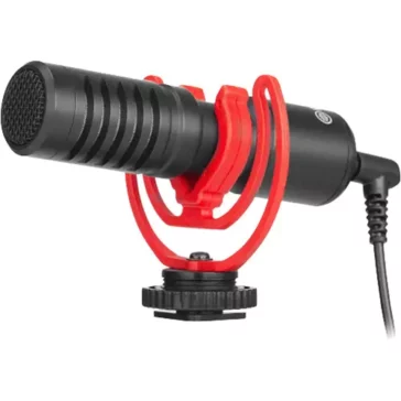 Boya BY-MM1+ Super-Cardioid Shotgun Microphone with Real Time Monitoring