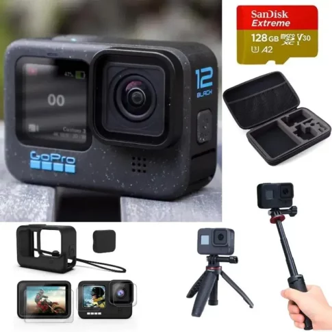 GOPRO HERO 12 BLACK WITH 2 YEARS INDIA WARRANTY Best Price:  : Action Cameras India