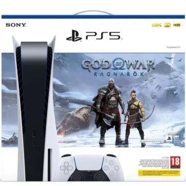 Sony PS5 PlayStation 5 Disc SLIM God Of War Ragnarok Bundle, Official Sony India Warranty, GST Billing
