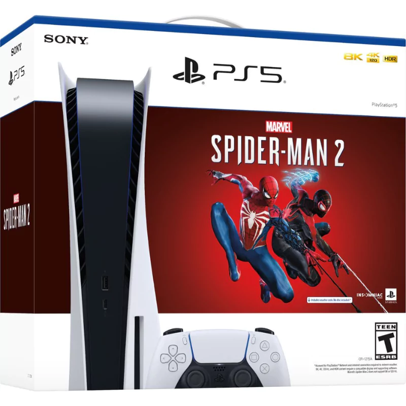 Sony PS5 PlayStation Disc Marvel's Spider-Man Bundle, Official