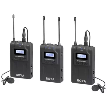 BOYA UHF Dual-Channel Wireless Lavalier System, BY-WM8 Pro-K2