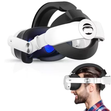Meta Quest 3 Elite Comfort Strap with Memory Foam Back Padding for Optimal Comfort